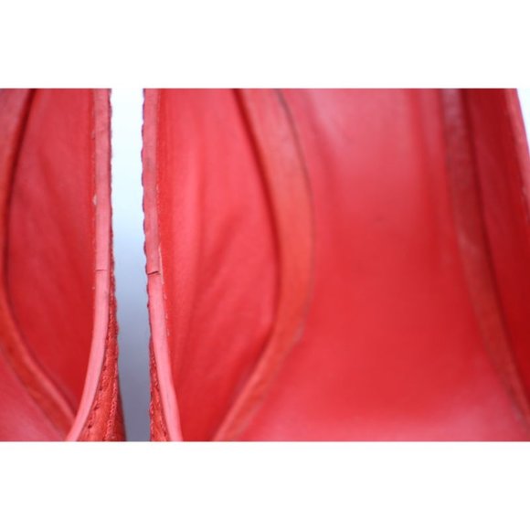 Tory Burch Amanda Women’s Size 7.5 M Leather High Wedge Open Toe Shoes - Picture 12 of 12